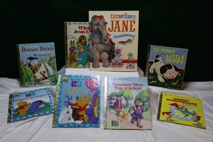 lot 70 image: Books.Childrens A Little Golden Book Collection Etc