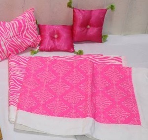 lot 133 image: Two Sets Vintage-Style Canopy Doll Bedding for Our Generation & American Girl Dolls