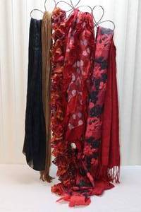 lot 135 image: Clothing AccessoriesDesigner-Style Scarves Neck Wraps WScarf Hanger