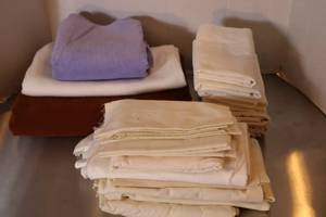 lot 165 image: Quilting Sewing Bulk FabricsCorduroy, Backing, Flour Sack Towels Etc