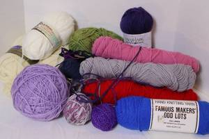 lot 180 image: Knitting Crocheting Bulk Yarn