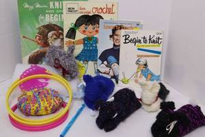 lot 182 image: Kids Learning to Knit Projects and Books