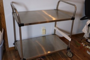 lot 264 image: Metal Utility Cart