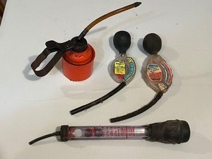 lot 287 image: Collectible Garage Automotive Preston Gauges Etc