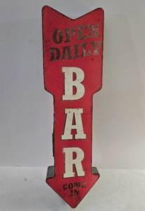 lot 146 image: Vintage Bar Sign