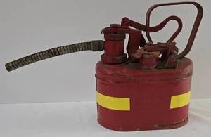 lot 147 image: Vintage Eagle Manufacturing Safety Gas Can