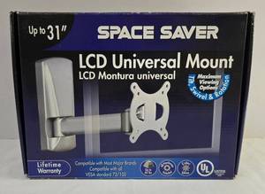 lot 153 image: New in Box Space Saver Television Wall Mount
