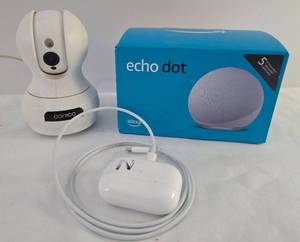 lot 157 image: New in Box Echo Dot Device & More