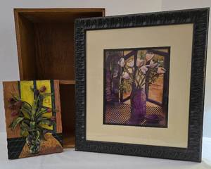 lot 164 image: Compact Bookcase  Wall Decor