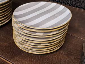 lot 945 image: Lot of (11) 9 Plates Hand Made Finish by Cmg