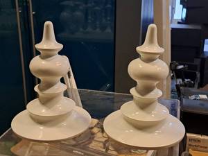 lot 1092 image: Lot of (2) 10 Urn Toppers