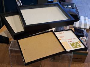 lot 1099 image: Lot of (4) Assorted Picture FramesBoxes - (2) 8-14x10-14x12, (2) 14-78x11-78x1-78
