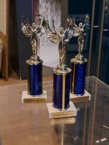lot 1114 image: Lot of (3) Trophies Congrats On Adulting