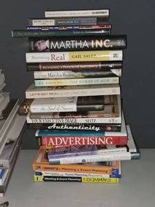 lot 1126 image: Lot of (24) Assorted Self Improvement Books - Martha Inc, Becoming Real, Lets Get Real, Authenticity, Event Planning, Meeting & Event Planning For Dummies and more