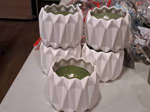 lot 1135 image: Lot of (5) 4-12 Flower Vase with Foam Insert