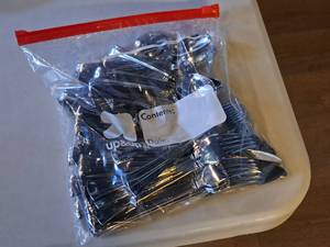 lot 1145 image: Lot of (1 Bag) Assorted Utensils - Knifes, Forks and Spoons