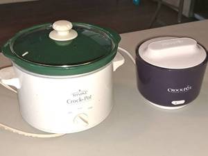 lot 1158 image: Rival� Crock-Pot� Slow Cooker and Mini Slow Cooker