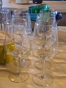 lot 1163 image: Lot of (6) Wine Glasses