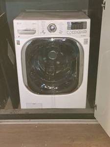 lot 146 image: LG Steam Inverter Direct Drive Household HE Fully Automatic Washer  Ventless Dryer Combo WM3997HWA