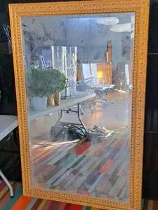 lot 265 image: Decorative Framed Wall Mirror 43x67