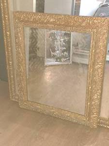 lot 268 image: Decorative Framed Wall Mirror 27x31