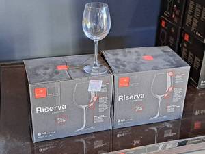 lot 1181 image: Lot of (11) Riserva 12-12-oz Cabernet Glasses