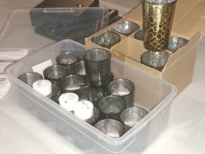 lot 1566 image: Lot of (21) Candleholders - (15) 2 and (1) Box of 6 - 4-14