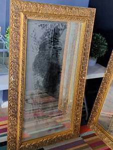lot 264 image: Decorative Framed Wall Mirror 34x58