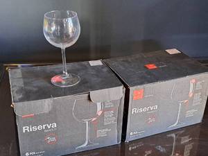 lot 1191 image: Lot of (2 Boxes) Riserva 16-14-oz Barolo Glasses 6-count ( 12 total items )