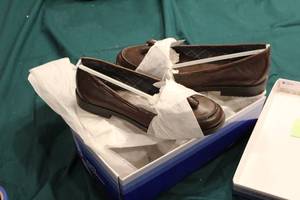 lot 22 image: White Mountain Espresso Loafers Size 8.5 M