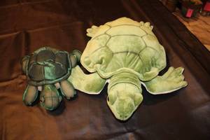 lot 68 image: Pair of Plush Turtle Stuffed Animals