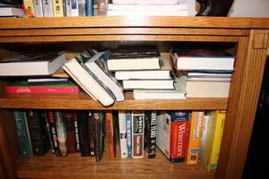 lot 178 image: Diverse Collection of Books Including Biographies and Dictionaries
