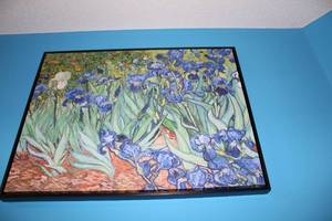 lot 226 image: Framed Print of Vincent van Goghs Irises