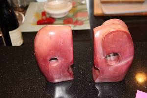 lot 443 image: Pair of Handcrafted Kenyan Soapstone Sculptures