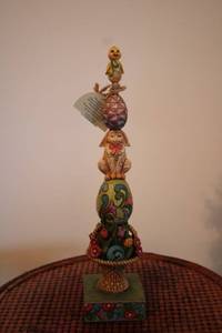 lot 454 image: Jim Shore Heartwood Creek Easter Figurine with Bunny and Chick