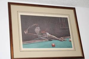 lot 532 image: Framed Print of Jake by Ernie Barnes