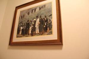 lot 548 image: Framed Artwork with African American Heritage Scene