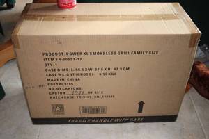 lot 552 image: Power XL Smokeless Grill Family Size