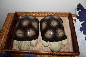 lot 584 image: Pair of Plush Tortoise Night Lights