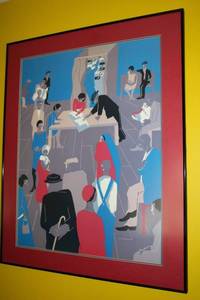 lot 617 image: Framed Limited Edition Lithograph Print in Multicolor