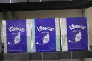 lot 638 image: Set of 3 Kleenex Ultra Soft Tissue Packs 3-Ply