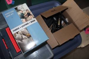 lot 683 image: Furniture Care Kit and Drill in Carrying Case