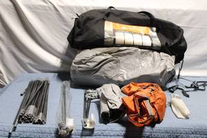 lot 6 image: Outdoor 8-Person Camping Tent with Complete Setup Kit