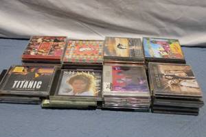 lot 13 image: Collection of 60 Assorted Music CDs Including Movie Soundtracks