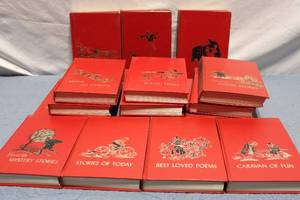 lot 51 image: The Childrens Hour Book Collection - Set of 20 Vintage Books