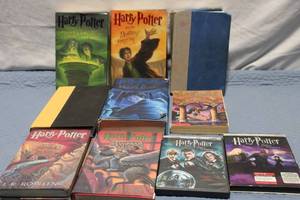 lot 78 image: Collection of Harry Potter Books and DVDs