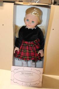 lot 158 image: Madame Alexander Gracie Doll with Certificate of Authenticity