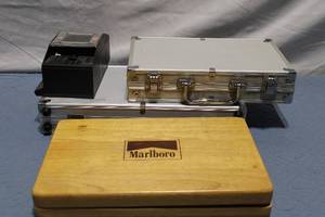 lot 236 image: Poker Set Collection with Marlboro Box and Chips in Silver Cases