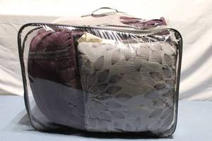 lot 237 image: Madison Park 24-Piece Cal King Bedding Set in Purple