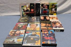 lot 242 image: Collection of 15 Classic DVDs and VHS Tapes
